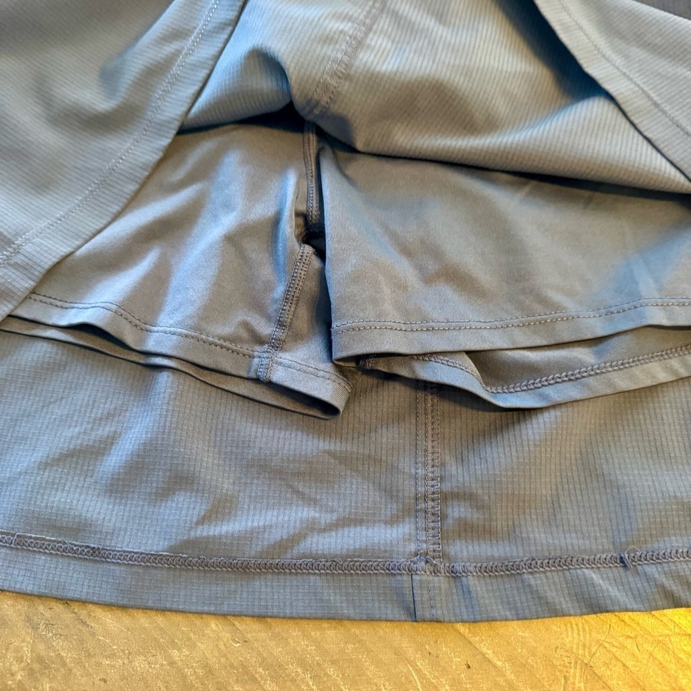 Orvis Skort Women's Extra Large Blue Gray Golf Tennis Outdoor Travel Activewear - Picture 2 of 9
